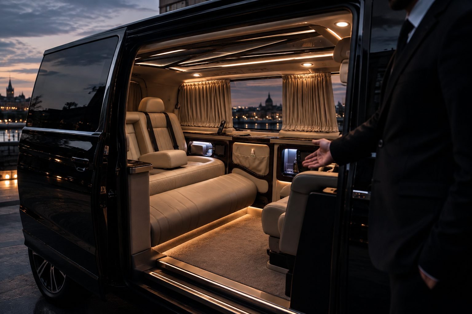 VIP Ankara Mercedes-Benz Vito VIP kabin içi
